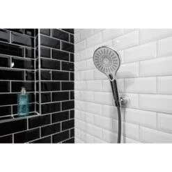 Wenko Duschkopfhalter 360° Befestigen Ohne Bohren Ø 8 X 7,5 Cm Chrom -Wenko Verkaufs-Shop 4008838388181 1068 AB 01