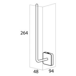 Tiger Reserverollenhalter Onu Edelstahl Gebürstet -Wenko Verkaufs-Shop 4008911317480 4621 5