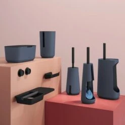 Tiger Tess Toilettenpapierhalter Ohne Deckel Schwarz -Wenko Verkaufs-Shop 4008911329018 4621 01