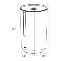 Tiger Tess Reserverollenhalter Mit Deckel Freistehend Schwarz / Anthrazit -Wenko Verkaufs-Shop 4008911329056 4621 8