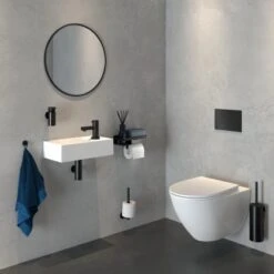 Tiger Caddy Toilettenpapierhalter Mit Ablage Schwarz 20 Tiger Caddy Toilettenpapierhalter Mit Ablage Schwarz -Wenko Verkaufs-Shop 4008911401424 4621 8