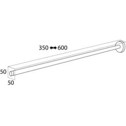 Tiger Teleskop-Handtuchhalter Boston Edelstahl Schwarz -Wenko Verkaufs-Shop 4008913042427 4621 8