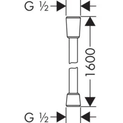 Hansgrohe Brauseschlauch Comfortflex 160 Cm Chrom -Wenko Verkaufs-Shop 4011097796062 2744 2