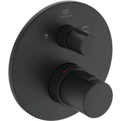 Ideal Standard Armaturen-Bundle Unterputz Ceratherm T100 Schwarz Matt 4 Ideal Standard Armaturen-Bundle Unterputz Ceratherm T100 Schwarz Matt – Bild 2