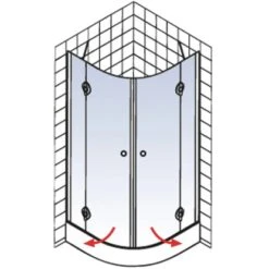 Schulte Runddusche Youngline Chromoptik Depoli Light 192 Cm X 90 Cm X 90 Cm. Rad 14 Schulte Runddusche Youngline Chromoptik Depoli Light 192 Cm X 90 Cm X 90 Cm. Rad -Wenko Verkaufs-Shop 4037563122555 5