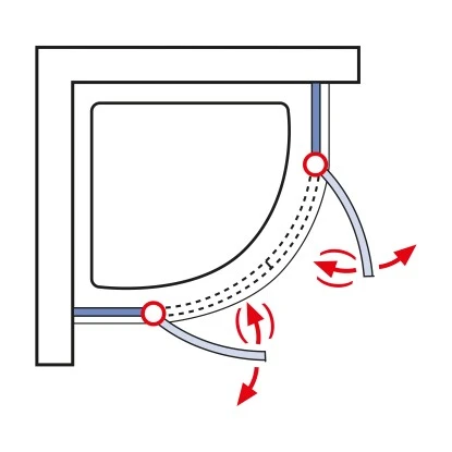 Schulte Runddusche Youngline Chromoptik Depoli Light 192 Cm X 90 Cm X 90 Cm. Rad 9 Schulte Runddusche Youngline Chromoptik Depoli Light 192 Cm X 90 Cm X 90 Cm. Rad – Bild 7