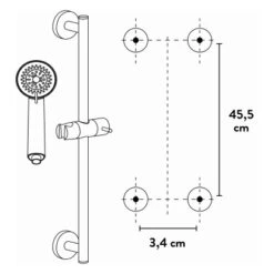 Baliv Duschbrause-Set DBS-50.150 Schwarz Matt 18 Baliv Duschbrause-Set DBS-50.150 Schwarz Matt -Wenko Verkaufs-Shop 4048121070256 WEB01 271021