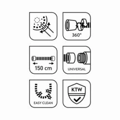 Baliv Duschbrause-Set DBS-50.150 Schwarz Matt 20 Baliv Duschbrause-Set DBS-50.150 Schwarz Matt -Wenko Verkaufs-Shop 4048121070256 WEB03 271021