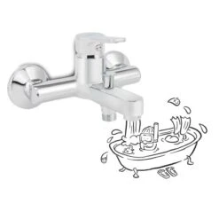 Baliv Wannenarmatur WA-5750 Chrom -Wenko Verkaufs-Shop 4048122122305 S03 020221