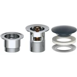 Kirchhoff Pop Up Waschbeckenstöpsel Schwarz Matt 1 1/4 Zoll X 65 Mm -Wenko Verkaufs-Shop 4053452011847 2759 4