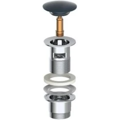 Kirchhoff Pop Up Waschbeckenstöpsel Schwarz Matt 1 1/4 Zoll X 65 Mm -Wenko Verkaufs-Shop 4053452011847 2759 5