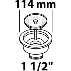 Kirchhoff Siebkörbchen Spüle Eco Save Edelstahl Grau -Wenko Verkaufs-Shop 4053452011991 2759 20
