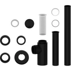 Kirchhoff Design Waschbecken Siphon Schwarz Matt -Wenko Verkaufs-Shop 4053452016446 2759 4