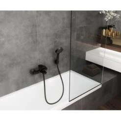 Hansgrohe Einhebel-Wannenmischer Vernis Blend Aufputz Matt Black -Wenko Verkaufs-Shop 4059625326428 2744 2