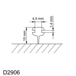 Schulte Kunststoff-Dichtprofil Waagerecht Für Badewannenfaltwände Komfort -Wenko Verkaufs-Shop 4060991014956 2053 6