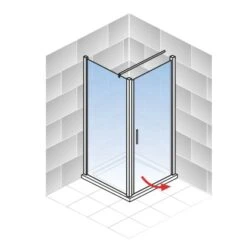 Schulte Alexa Style 2.0 Drehtür Inklusive Seitenwand 90 X 80 X 192 Cm -Wenko Verkaufs-Shop 4060991018367 5