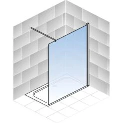 Schulte Duschwand Walk In Alexa Style 2.0 Chromoptik Dekor Liane 100 Cm -Wenko Verkaufs-Shop 4060991037801 2053 5