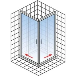 Schulte Eckeinstieg II Ohne Unteres Profil Kristall Trend Alu-Natur 200 X 90 Cm 10 Schulte Eckeinstieg II Ohne Unteres Profil Kristall Trend Alu-Natur 200 X 90 Cm -Wenko Verkaufs-Shop 4060991047473 2053 AI 03