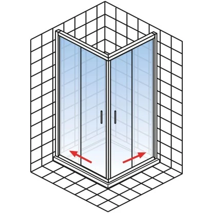 Schulte Eckeinstieg II Ohne Unteres Profil Kristall Trend Alu-Natur 200 X 90 Cm 6 Schulte Eckeinstieg II Ohne Unteres Profil Kristall Trend Alu-Natur 200 X 90 Cm – Bild 4