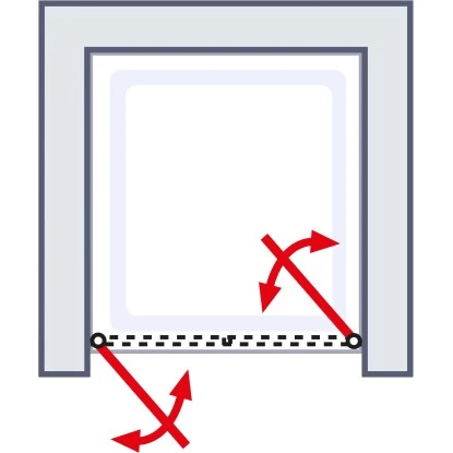 Schulte Alexa Style 2.0 Pendeltür In Nische BlackStyle 80 X 192cm 6 Schulte Alexa Style 2.0 Pendeltür In Nische BlackStyle 80 X 192cm – Bild 4