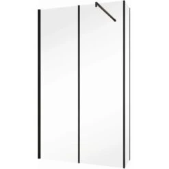 Schulte Alexa Style 2.0 Duschwand Walk In Loft 2-tlg BlackStyle 120 X 30 X 200cm -Wenko Verkaufs-Shop 4060991056741 2053 2