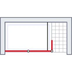 Schulte Alexa Style 2.0 Duschwand Walk In Loft 2-tlg BlackStyle 120 X 30 X 200cm -Wenko Verkaufs-Shop 4060991056741 2053 6