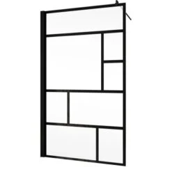 Schulte Alexa Style 2.0 Duschwand Walk In BlackStyle Atelier 1 Dekor 90 X 200cm -Wenko Verkaufs-Shop 4060991056772 2053 2