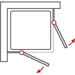 Schulte ExpressPlus Set Eckeinstieg AlexaStyle2.0 Mit Duschwanne 192x80cm -Wenko Verkaufs-Shop 4060991056994 2053 6