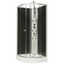 Schulte ExpressPlus Wellnesskabine Rhodos Mit Schiebetür Alu Natur 225x85x85cm -Wenko Verkaufs-Shop 4060991057212 2053 2