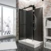 Schulte ExpressPlus Wellnesskabine Korsika Mit Schiebetür Schwarz 220x120x80cm -Wenko Verkaufs-Shop 4060991057229 2053 1