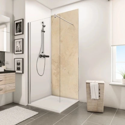 Schulte ExpressPlus DecoDesign Duschrückwand Dekor Kalkstein-Hell 255 X 150 Cm 4 Schulte ExpressPlus DecoDesign Duschrückwand Dekor Kalkstein-Hell 255 X 150 Cm – Bild 2