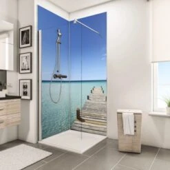 Schulte ExpressPlus DecoDesign Duschrückwand Foto über Eck Malediven 210x90x90cm -Wenko Verkaufs-Shop 4060991068195