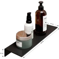 Schulte Duschablage Zum Kleben Mattschwarz Größe M -Wenko Verkaufs-Shop 4060991070594 2053 3