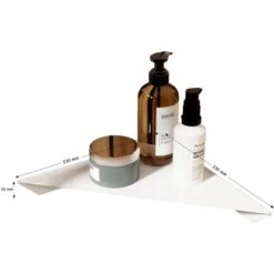 Schulte Duschablage Zum Kleben Mattweiß über Eck -Wenko Verkaufs-Shop 4060991070662 2053 3