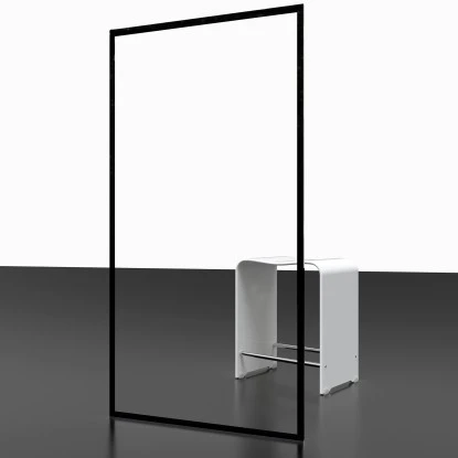 Schulte Walk In Frontteil Alexa Style 2.0 Dekor Frame Mattschwarz 200 X 100 Cm 5 Schulte Walk In Frontteil Alexa Style 2.0 Dekor Frame Mattschwarz 200 X 100 Cm – Bild 3