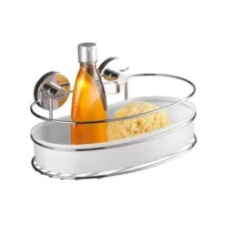 Wenko Vacuum-Loc Wandablage Milazzo Chrom-Weiß -Wenko Verkaufs-Shop 417838 1068 picture 4