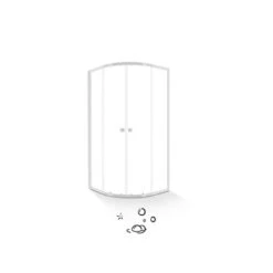 Baliv Duschkabine DUK-80.20R 80 Cm X 80 Cm Chrom -Wenko Verkaufs-Shop 4250312107720 S03 080720 L