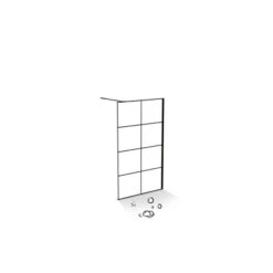 Baliv Duschabtrennung Walk-In DUK-120.131 120 Cm X 195 Cm Schwarz -Wenko Verkaufs-Shop 4250312111048 S03 080720 L