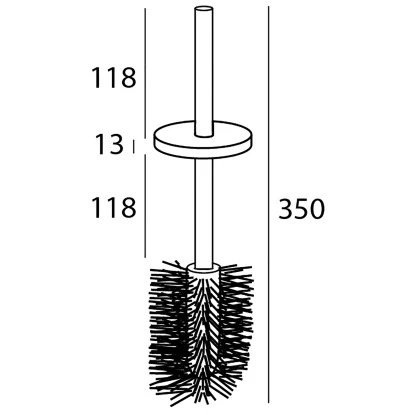 Tiger Ersatz-WC-Bürste Boston Mit Stiel Und Deckel Schwarz 4 Tiger Ersatz-WC-Bürste Boston Mit Stiel Und Deckel Schwarz – Bild 2