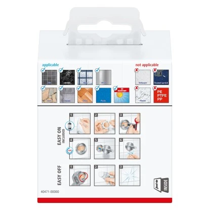 Tesa Doppelhaken Exxcellent Chrom 6 Tesa Doppelhaken Exxcellent Chrom – Bild 4