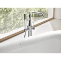 Grohe Einhand-Wannenbatterie Essence Bodenmontage Chrom 6 Grohe Einhand-Wannenbatterie Essence Bodenmontage Chrom -Wenko Verkaufs-Shop 4520 ZZH T39611E02 000 01