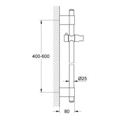 Grohe Brausestange Power & Soul 60 Cm Chrom -Wenko Verkaufs-Shop 468134 4520 GroheBrausen 3