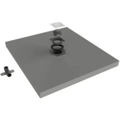 ESS Easy Drain Duschboard Aqua Brillant 120 X 110 Cm Komplettset -Wenko Verkaufs-Shop 4855755 1709 b3