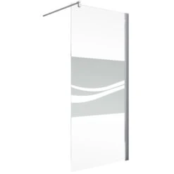 Schulte Duschwand Walk In Alexa Style 2.0 Chromoptik Dekor Liane 100 Cm -Wenko Verkaufs-Shop 50211 2053 4060991037801 2