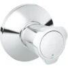 Grohe UP-Ventil Oberbau Costa Chrom Markierung Blau Mit Schubrosette -Wenko Verkaufs-Shop 518007 4520 19854001