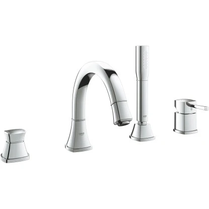 Grohe 4-Loch-Einhand-Wannenkombination Grandera Chrom 3 Grohe 4-Loch-Einhand-Wannenkombination Grandera Chrom