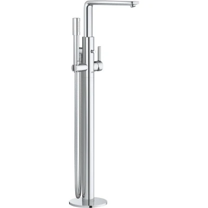 Grohe Einhand-Wannenbatterie Lineare Bodenmontage Chrom 3 Grohe Einhand-Wannenbatterie Lineare Bodenmontage Chrom