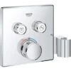 Grohe Thermostat Grohtherm SmartControl 2 Absperrventile Chrom Mit Brausehalter