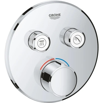 Grohe Unterputzmischer SmartControl Mit 2 Absperrventilen Chrom Rund 3 Grohe Unterputzmischer SmartControl Mit 2 Absperrventilen Chrom Rund