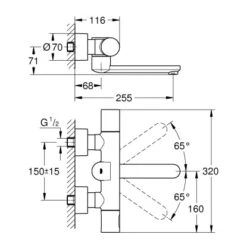 Grohe Infrarot-Elektronik Für Waschtisch-Wandarmatur Eurosmart CE Chrom 5 Grohe Infrarot-Elektronik Für Waschtisch-Wandarmatur Eurosmart CE Chrom -Wenko Verkaufs-Shop 520040 4520 1927367